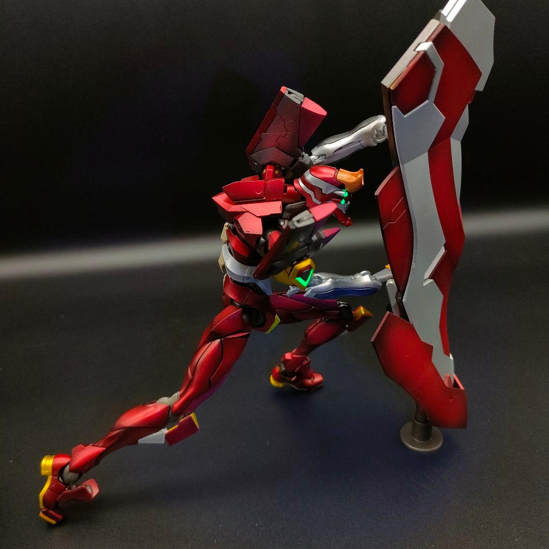 エヴァンゲリオン　弐号機 RG　ESVシールド装備　アスカ　【全塗装完成】