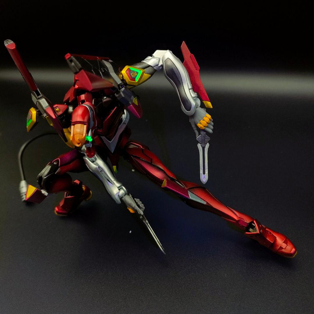 エヴァンゲリオン　弐号機 RG　ESVシールド装備　アスカ　【全塗装完成】