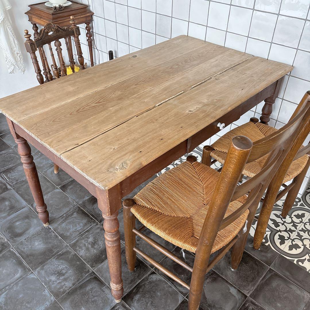 フランスアンティーク ダイニングテーブル