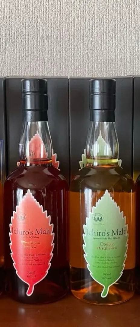 イチローズモルトダブルディスティラリーズ、ワインウッドリザーブ2本セット