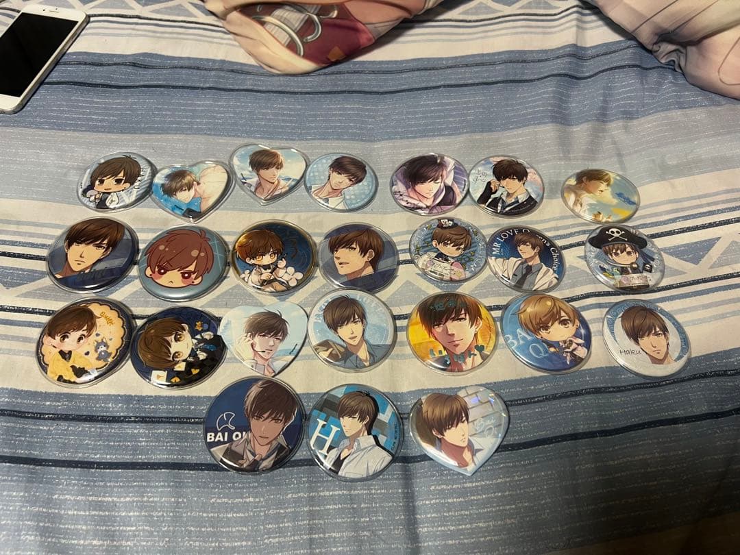 恋とプロデューサー⭐︎ハク⭐︎グッズ⭐︎恋与制作人⭐︎白起⭐︎缶バッジなど⭐︎恋プロ