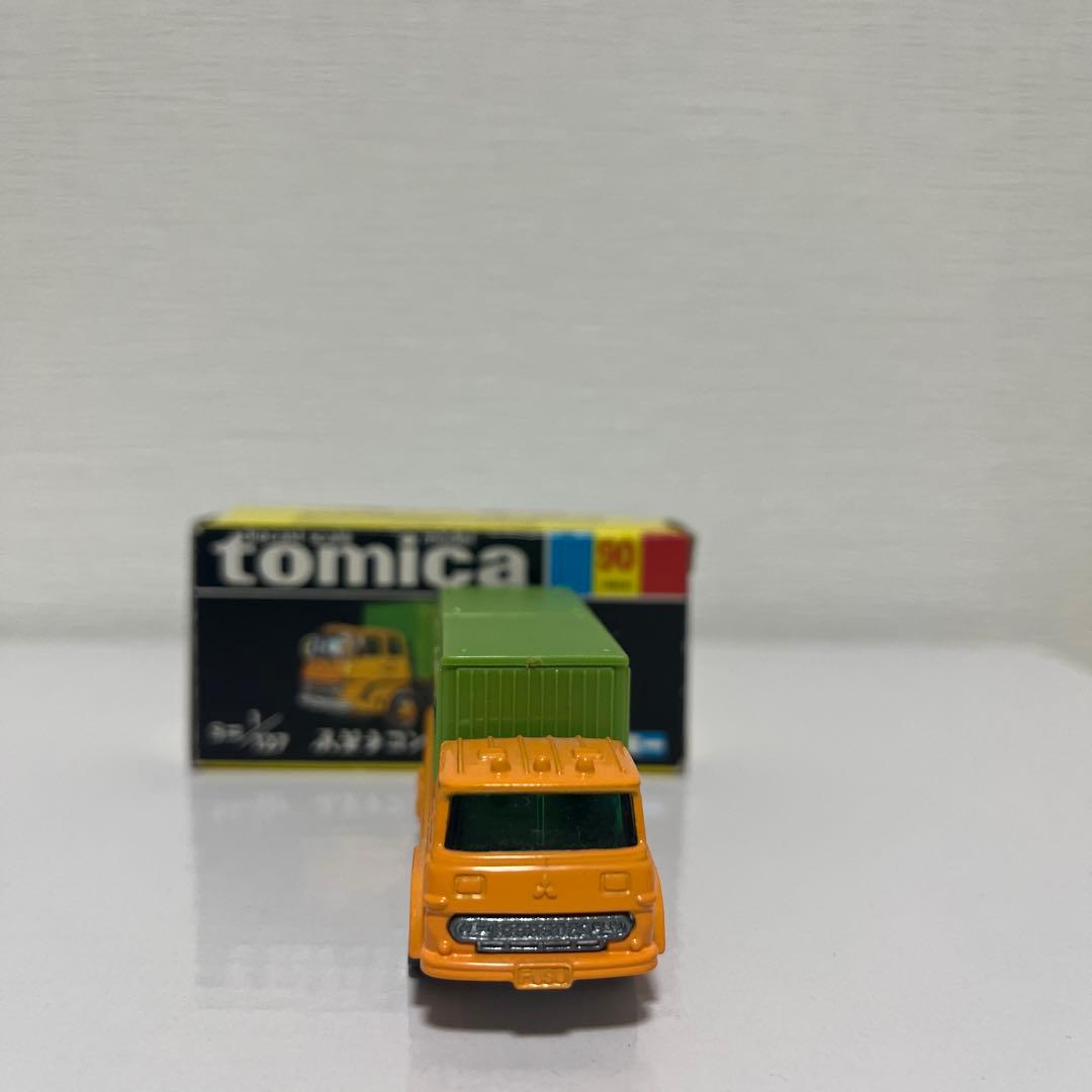 黒箱トミカ90 ふそうコンテナ運搬車1/64