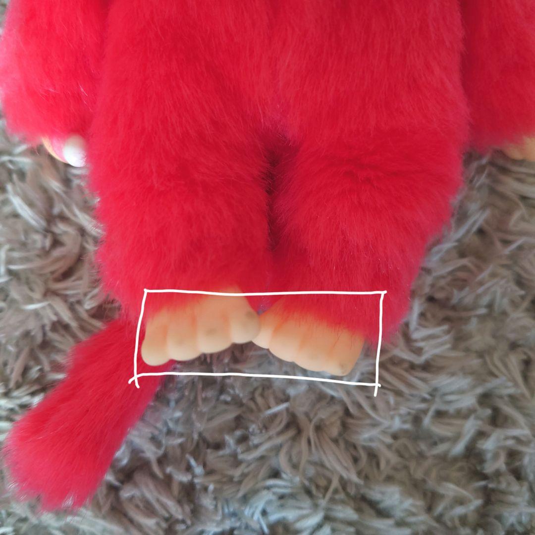 青森限定　りんご　モンチッチ　monchhichi　Sサイズ　全長約19cm