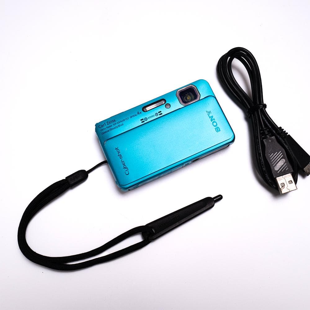 動作確認済 SONY Cyber-shot DSC-TX10 ブルー y2k