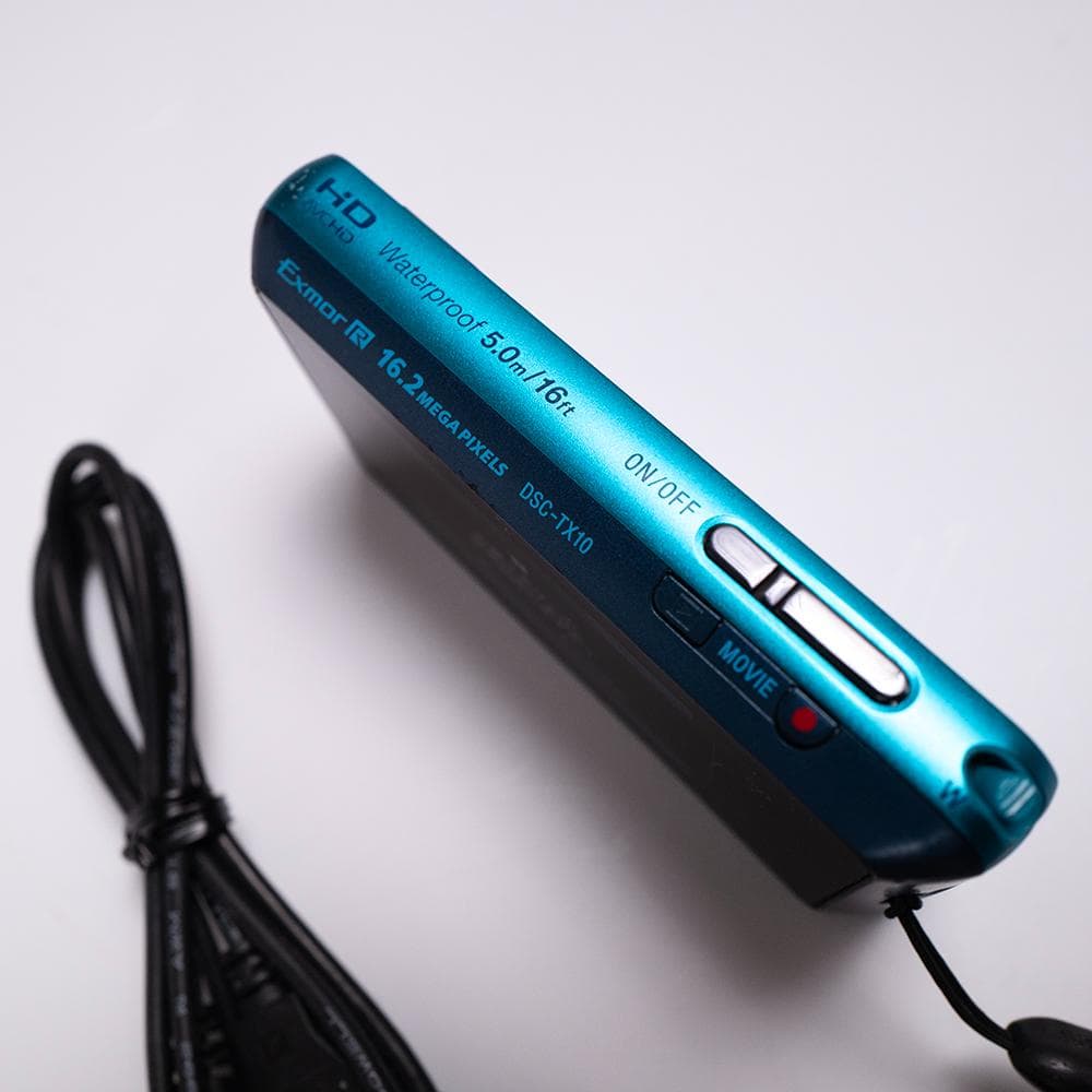 動作確認済 SONY Cyber-shot DSC-TX10 ブルー y2k