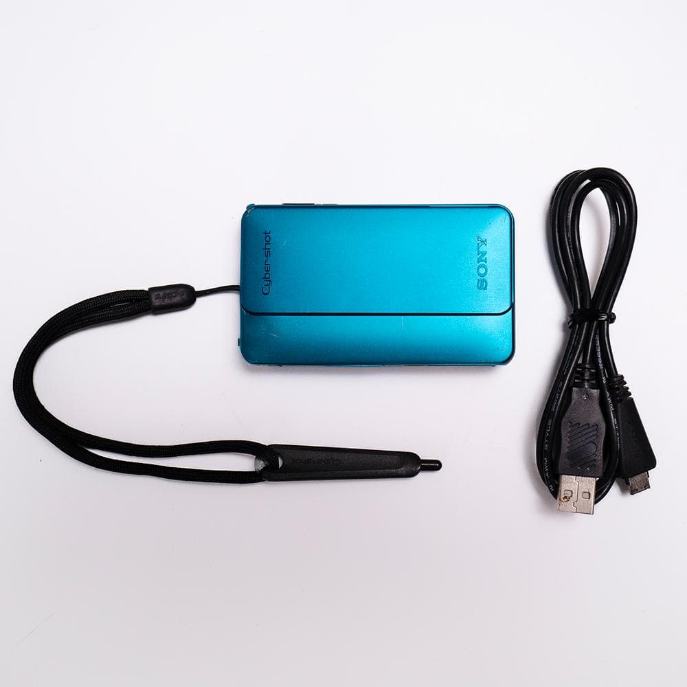 動作確認済 SONY Cyber-shot DSC-TX10 ブルー y2k