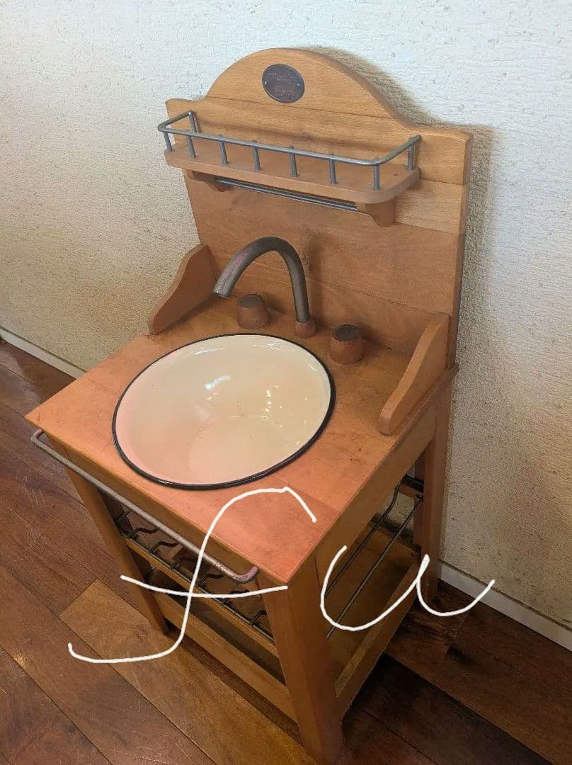 ①フランス Moulin Roty社 ＊ 木製キッチン 流し【セット販売】