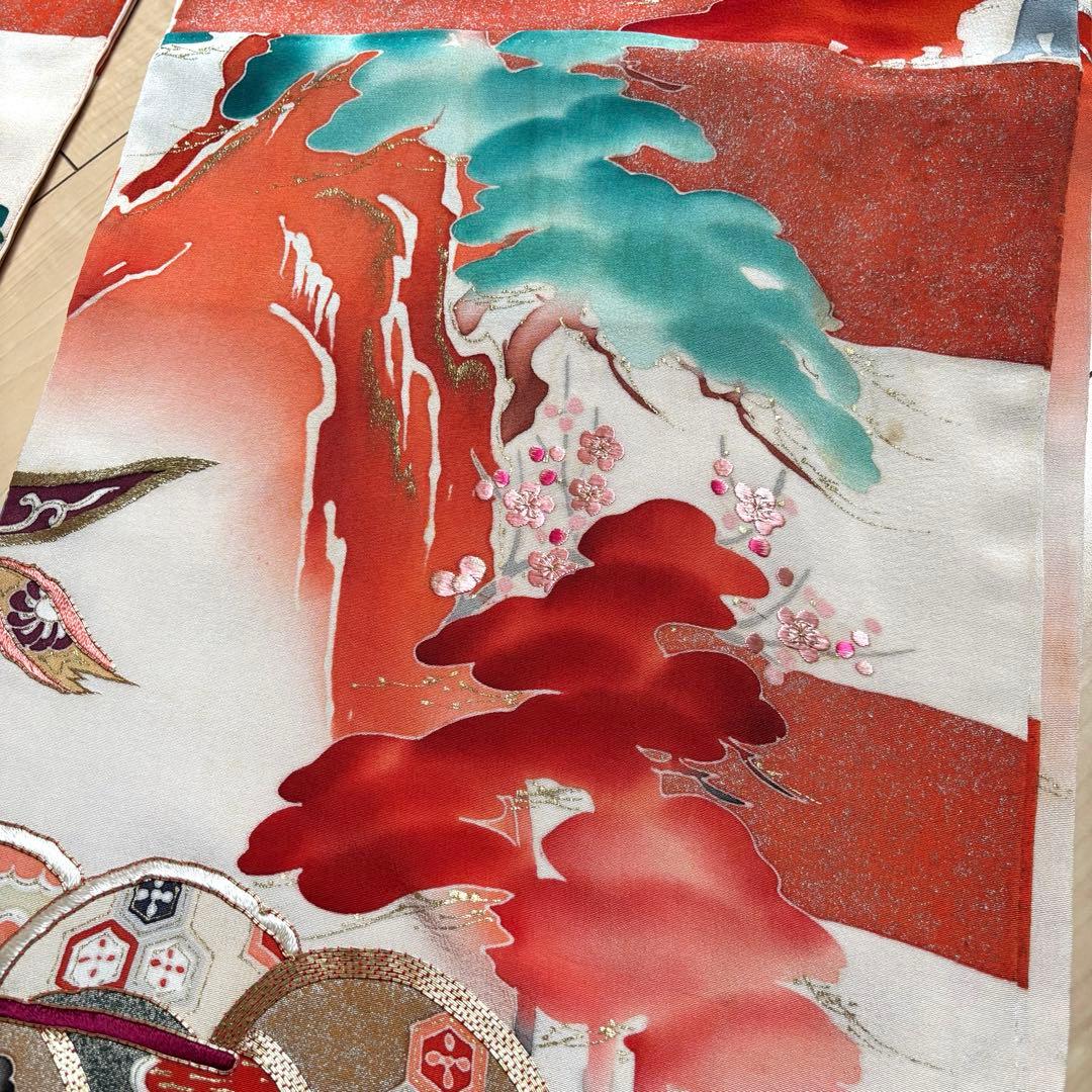 アンティーク 振袖 成人式 婚礼 花嫁衣装 大正ロマン 鶴