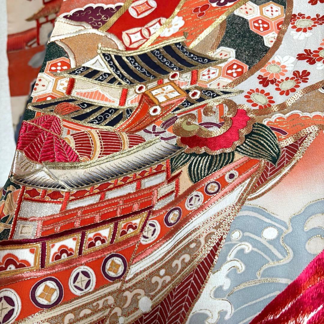 アンティーク 振袖 成人式 婚礼 花嫁衣装 大正ロマン 鶴