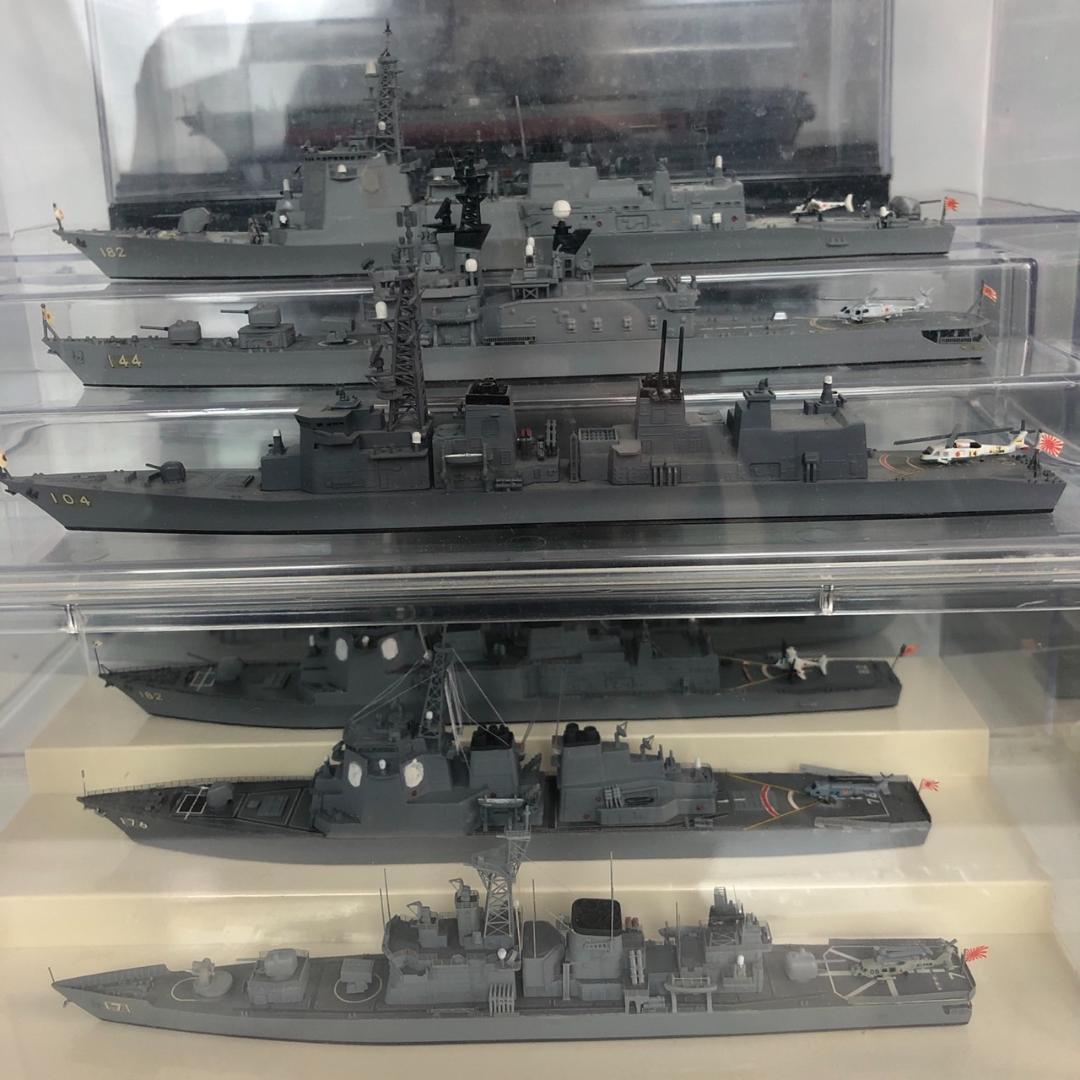 艦船 空母 戦艦 など精密模型 コレクション ケース付き 複数セット