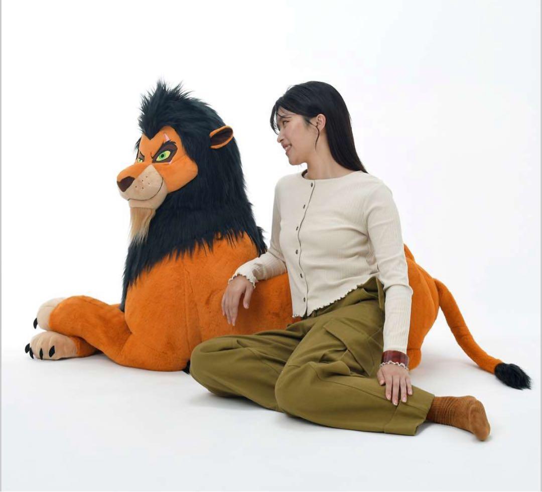 ディズニー　Disney スカー 127cm ぬいぐるみ スーパービッグ