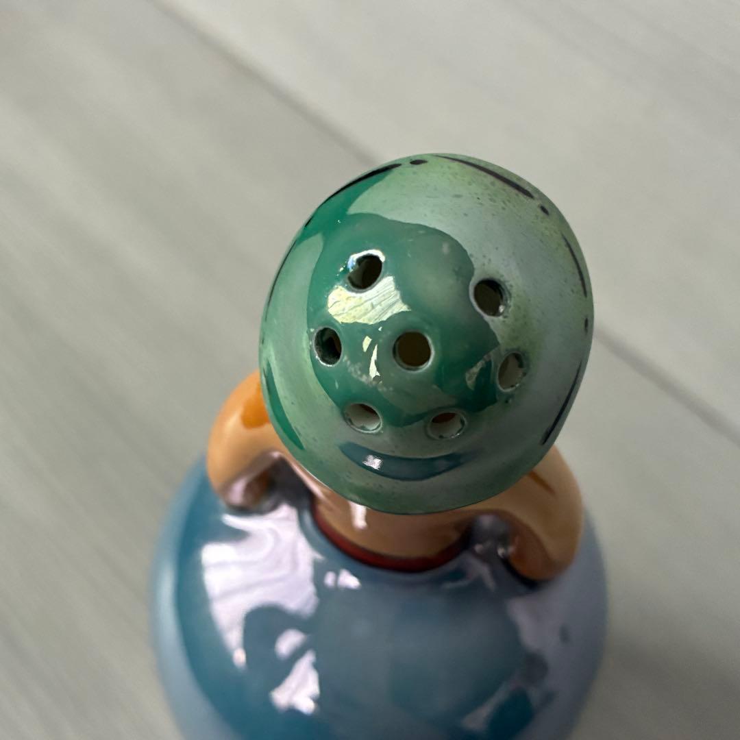 ラスター彩　パウダーシェーカー　置物　インテリア　年代物　骨董　ヴィンテージ