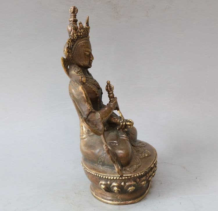 地蔵 菩薩 観音 金剛薩陀 銅製 仏像 彫刻 置物 開運 風水