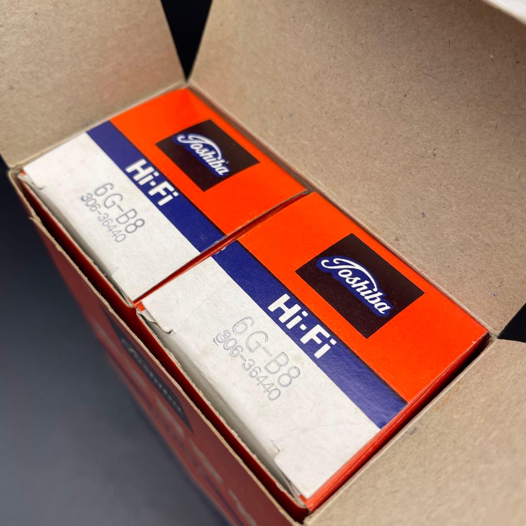 6G-B8 Hi-Fi 東芝 ワンペア 真空管 (162)