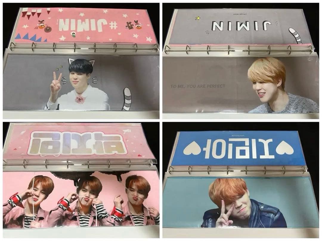 BTS ジミン 限定品 バインダー 60×20 スローガン （16枚セット）