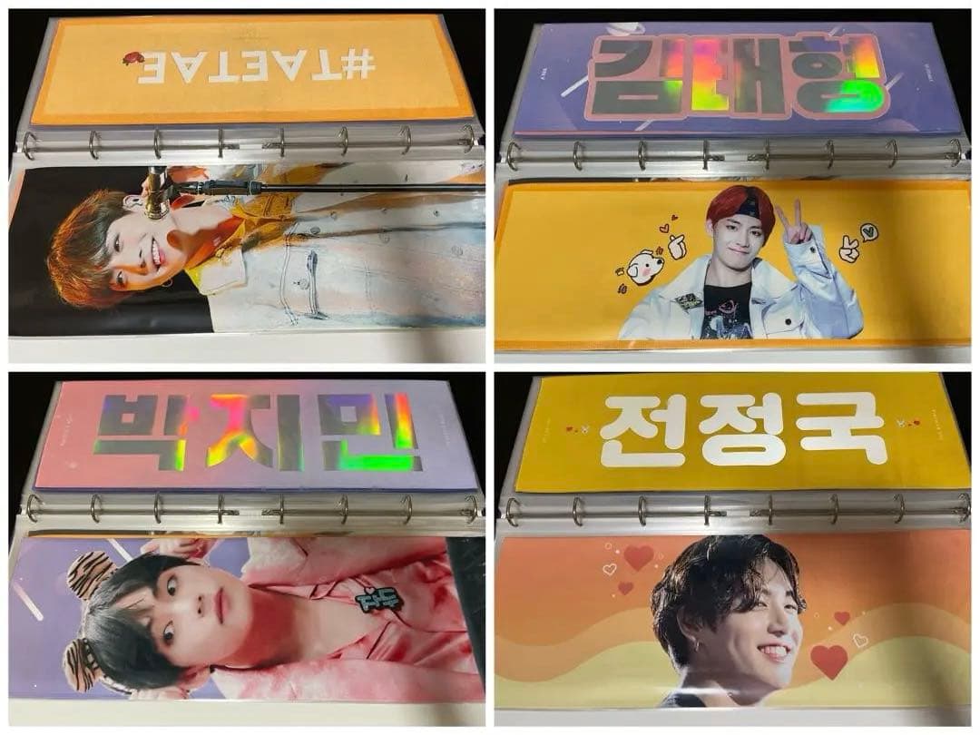 BTS ジミン 限定品 バインダー 60×20 スローガン （16枚セット）