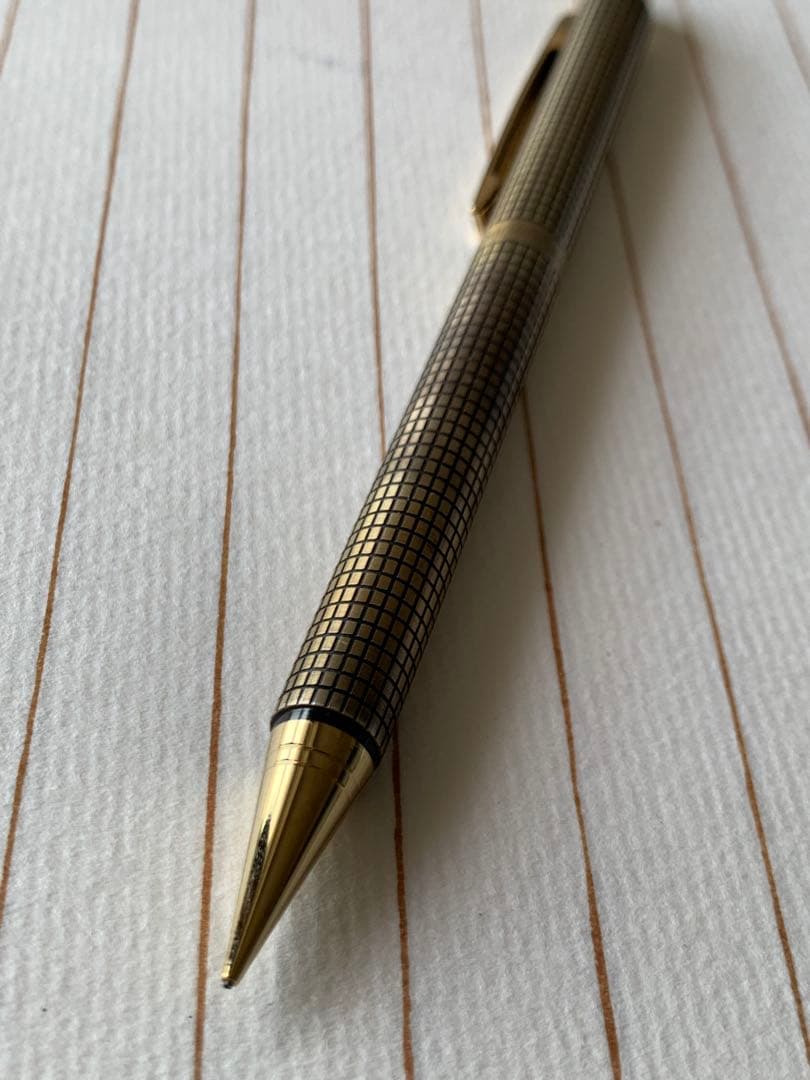 希少品 セーラー silver 蝕刻シャープペンシル