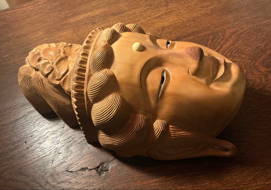 前島秀章　菩薩　お面