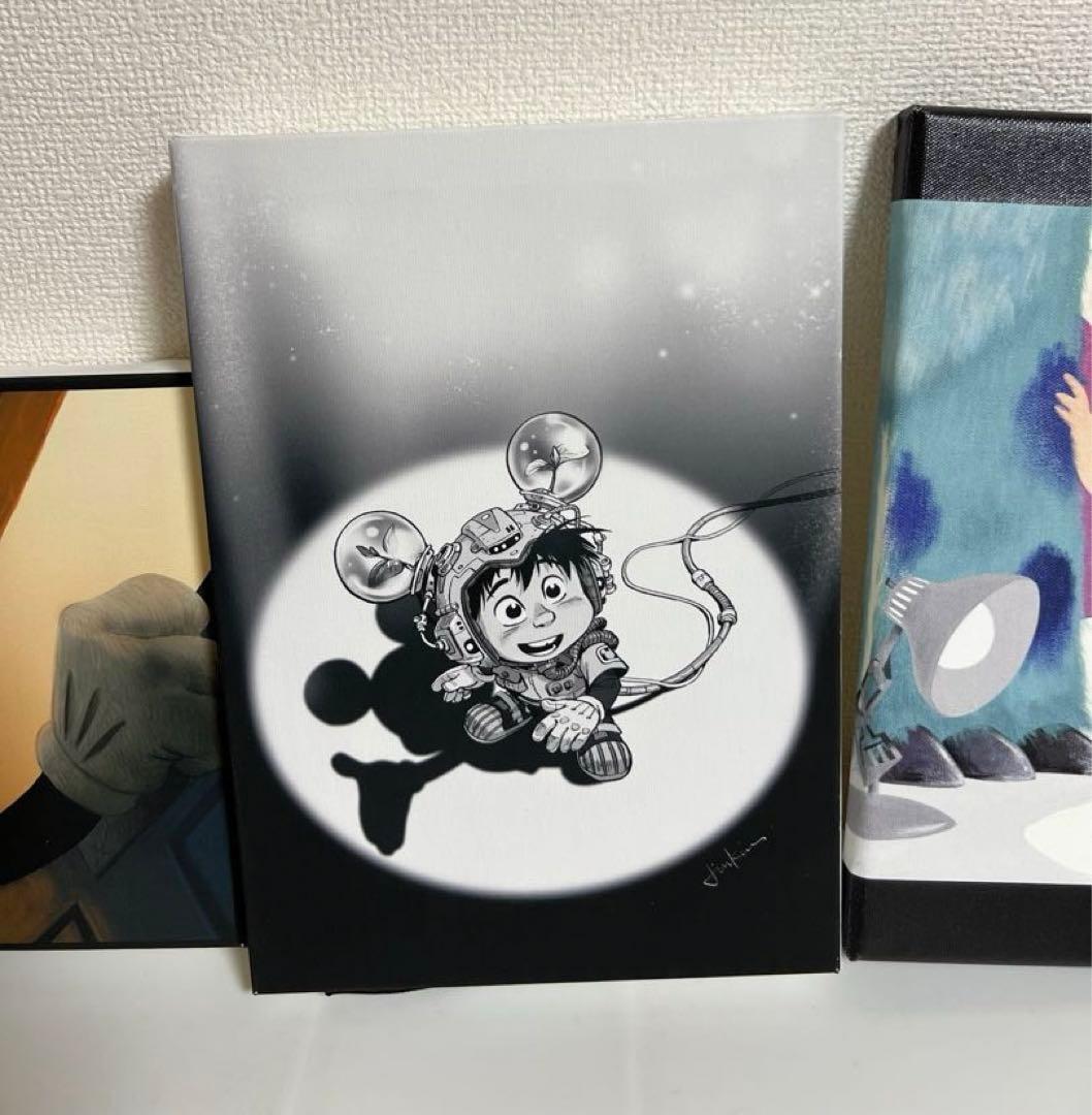 ディズニーのアートパネル（トイストーリー、モンスターズインク、ミッキー）