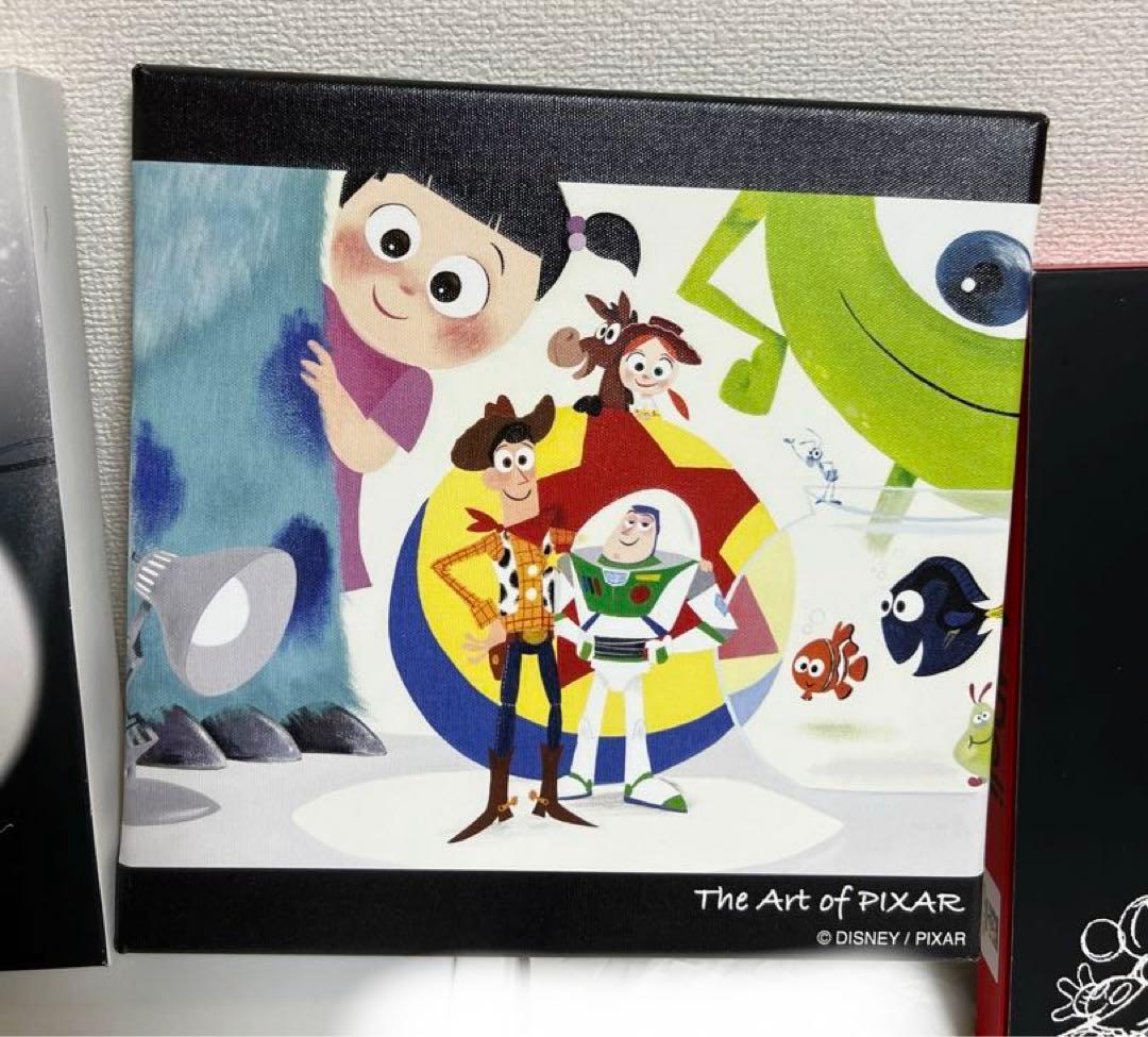 ディズニーのアートパネル（トイストーリー、モンスターズインク、ミッキー）