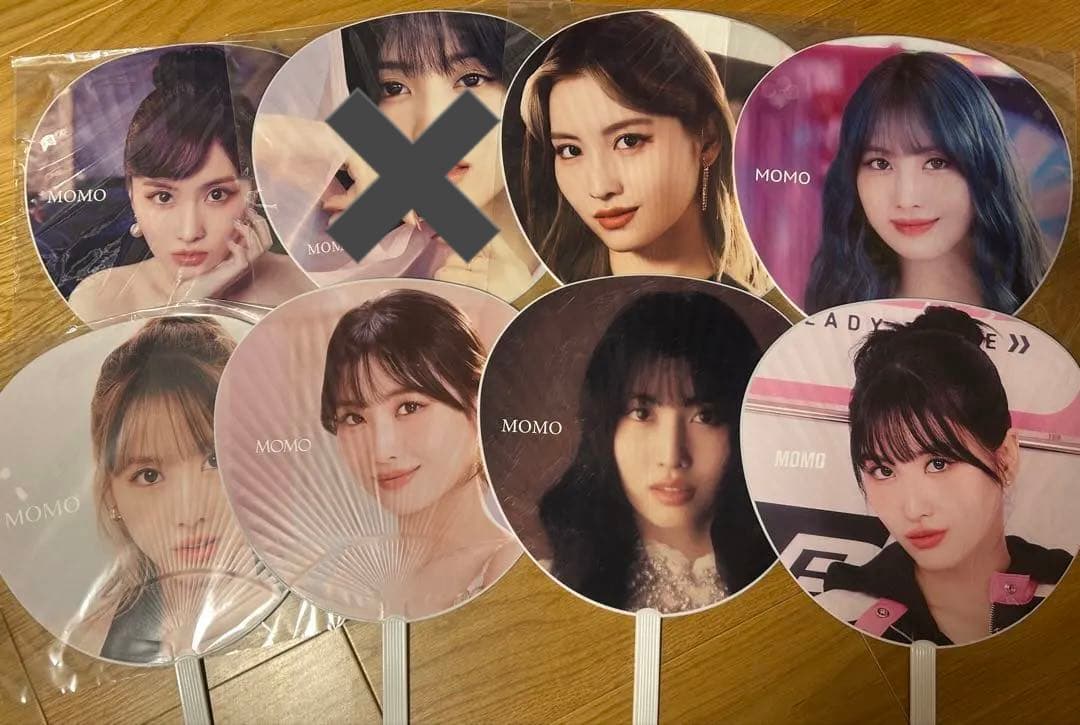 TWICE モモ うちわ バラ⭕️