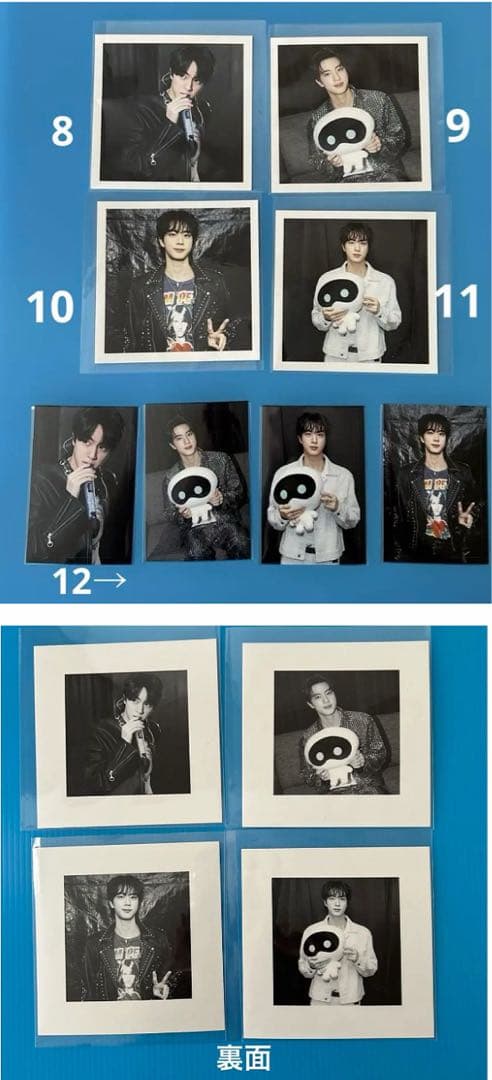 BTS JIN アルバムキーホルダー（4photos）A・B