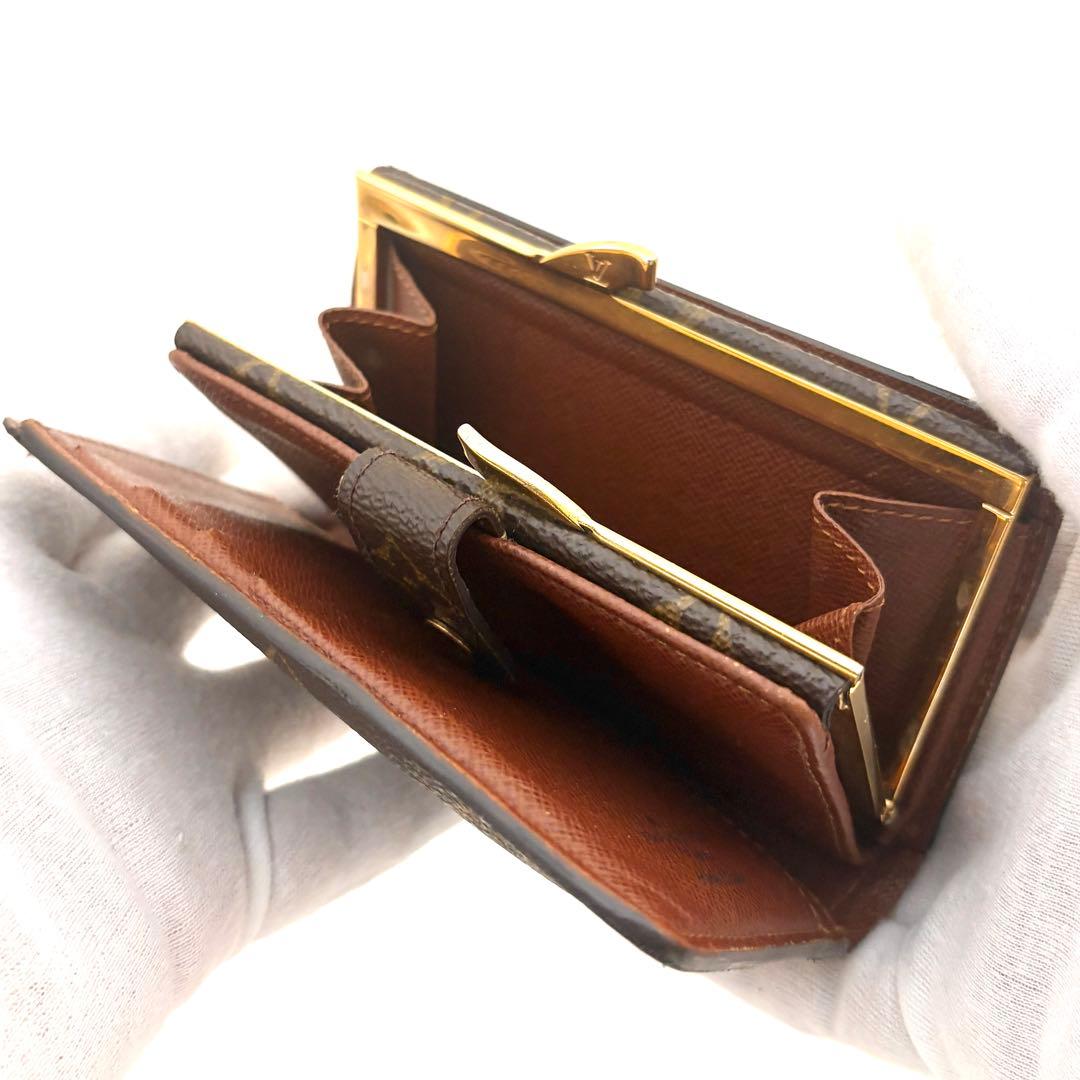 ルイヴィトン モノグラム ポルトフォイユ ヴィエノワ がま口 財布 美品