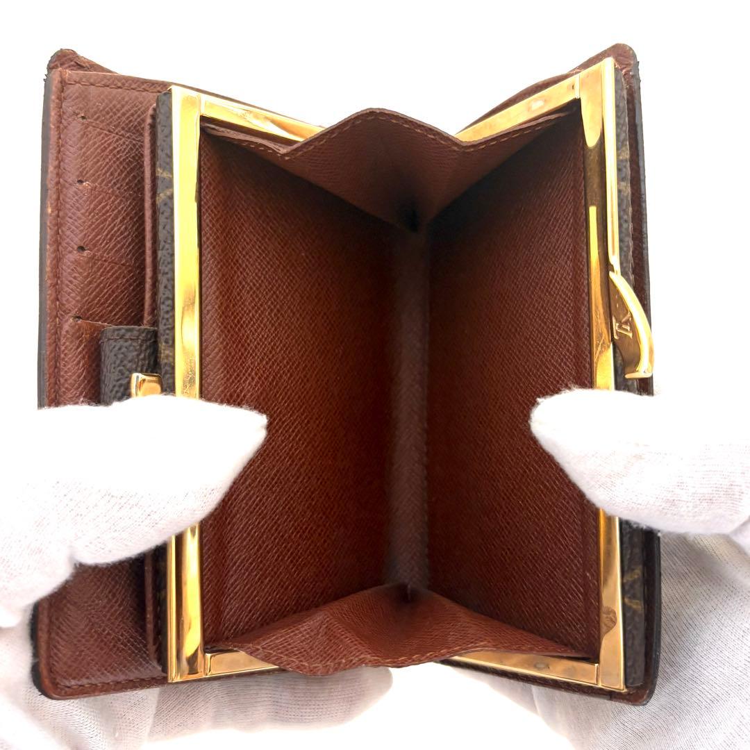 ルイヴィトン モノグラム ポルトフォイユ ヴィエノワ がま口 財布 美品