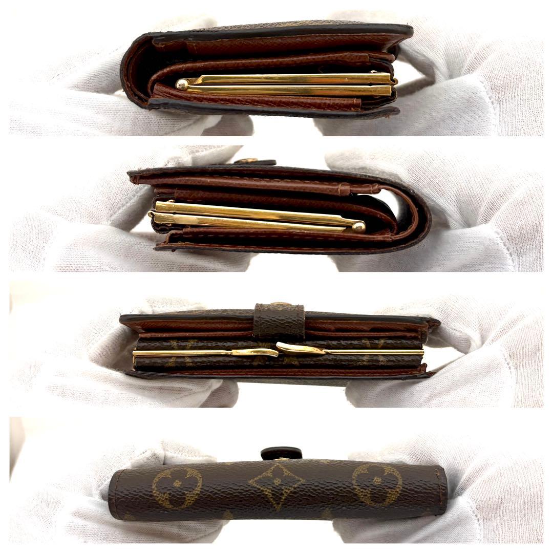 ルイヴィトン モノグラム ポルトフォイユ ヴィエノワ がま口 財布 美品