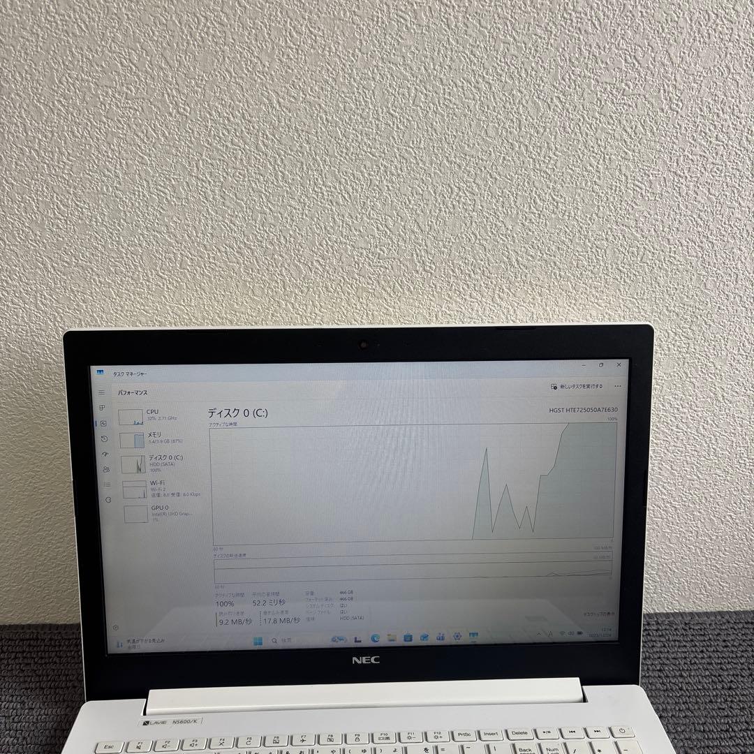 NEC Lavie NS600/K i7-8550U メモリ4GB #M6837