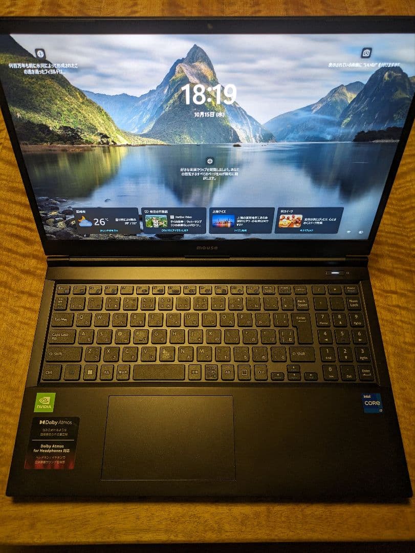 MOUSE ノートパソコン k5-i7g50bk-a 保証書付