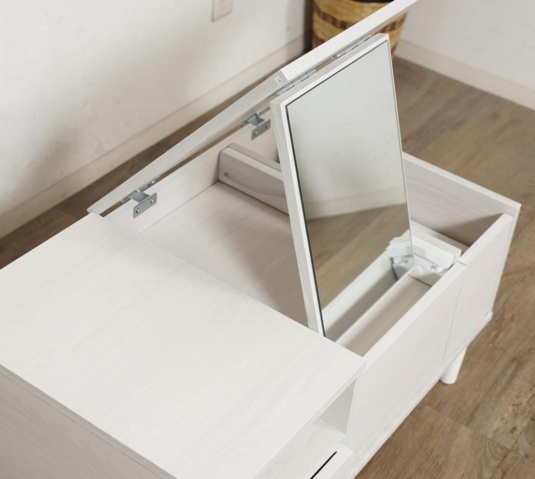 【新品】コスメテーブル　 ドレッサー　幅75cm　アウトレット