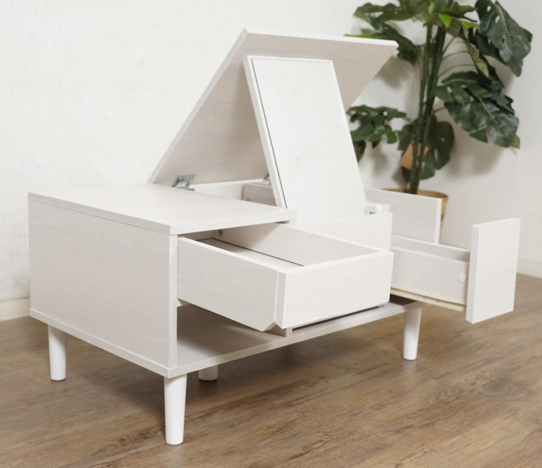 【新品】コスメテーブル　 ドレッサー　幅75cm　アウトレット