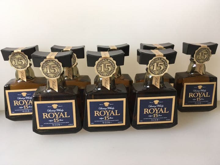 ウイスキーミニボトル★サントリーローヤル15年★ミニボトル8本セット
