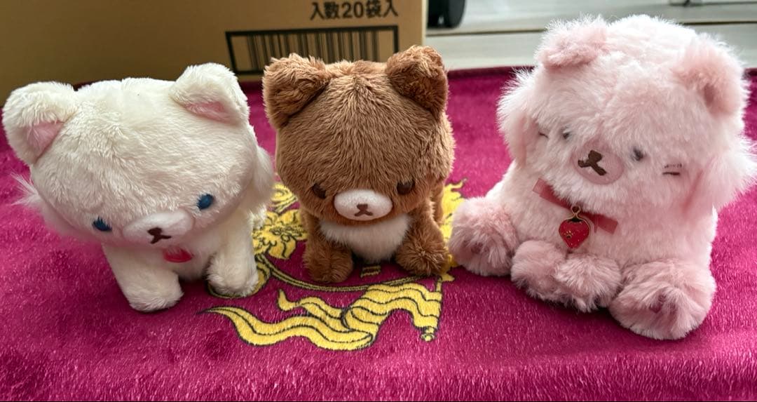 コリラックマストア限定 ストロベリーキャット バニラキャット ココアキャット