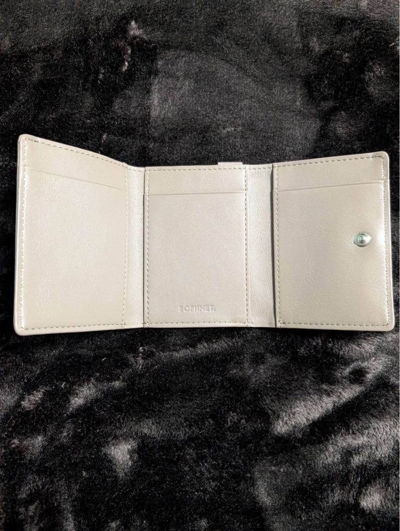 ソフネット スモールウォレット 三つ折財布 新品 保存品