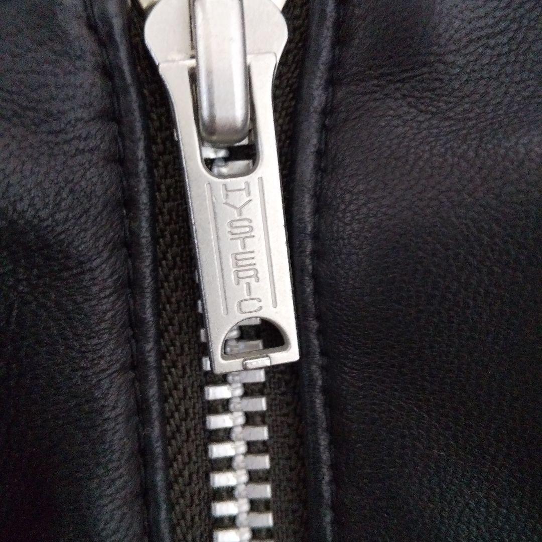 ヒステリックグラマー■フード付きレザーライダースジャケット■定価84000円