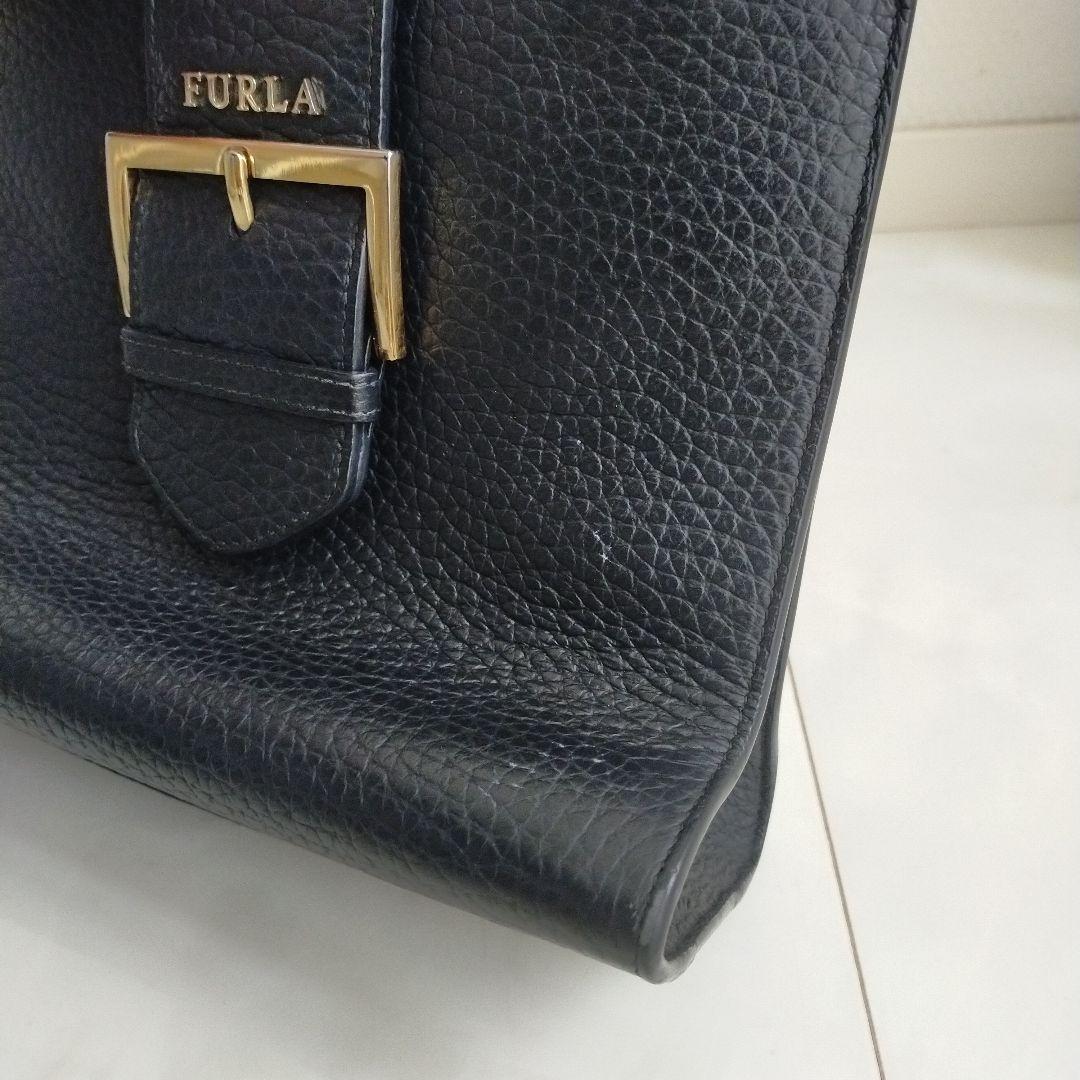 furlaフルラ フロー ショルダーバッグ 2way ブラック レザー