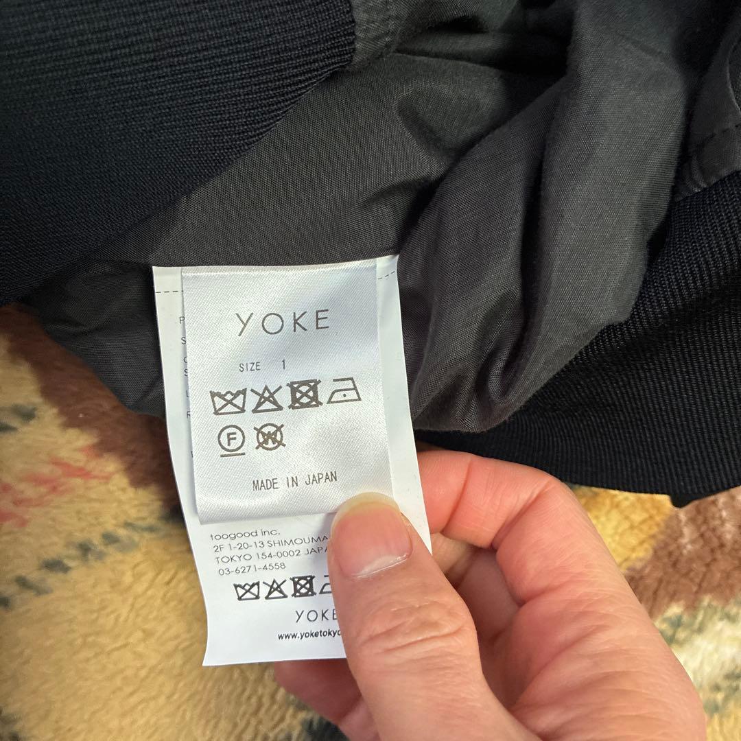 最終価格25AW YOKE Silk Nylon Driving Blouson