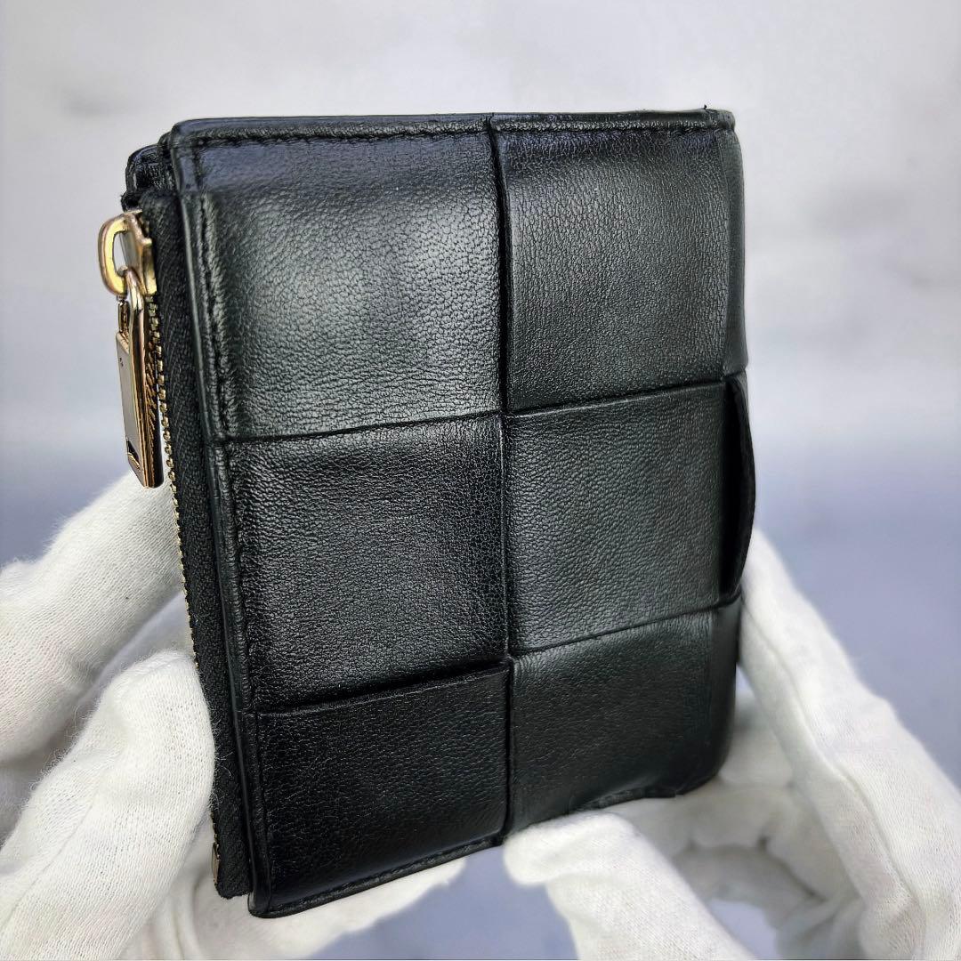 BOTTEGA VENETA　コンパクト財布　2つ折り　カセット