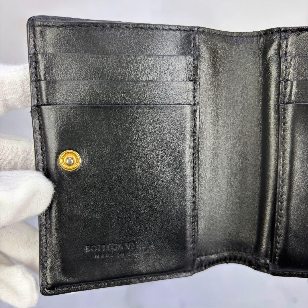 BOTTEGA VENETA　コンパクト財布　2つ折り　カセット