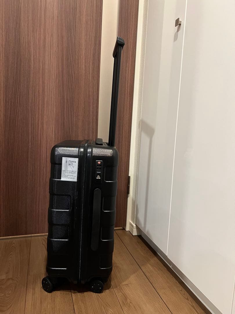 MUJI ストッパー付きキャリーケース 35L 黒