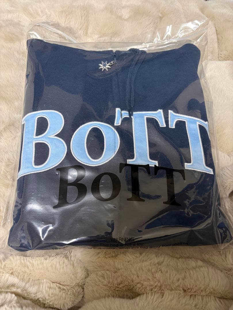 Bott OG Logo Zip Hoodie Navy Mサイズ