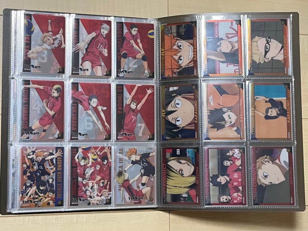 ハイキュー クリアカードコレクション1・2・3・4 全174種＋特典3枚 黒①