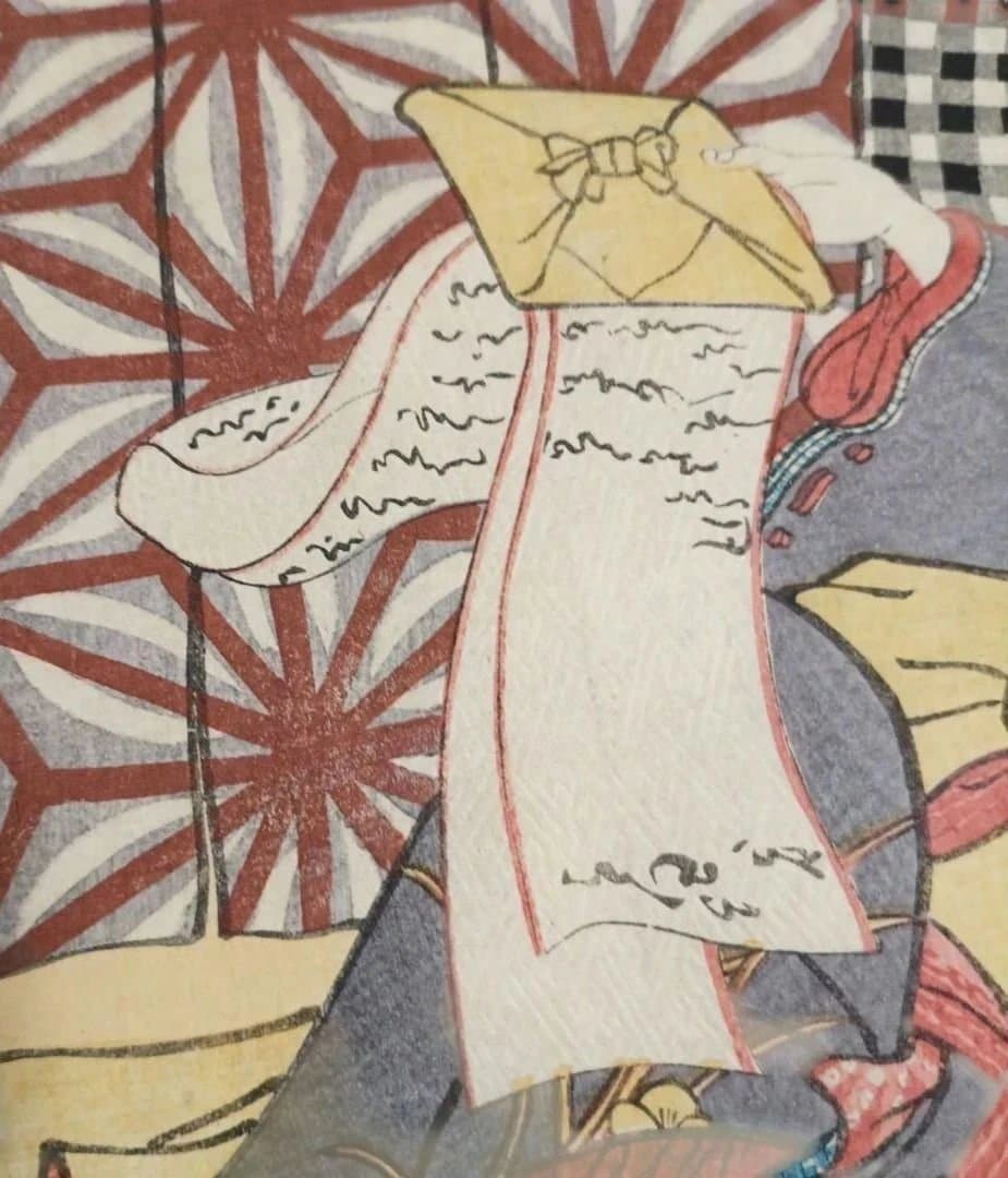 浮世絵版画、役者絵三枚綴りの内1枚売り。三代歌川豊国画、安政6年6月出版