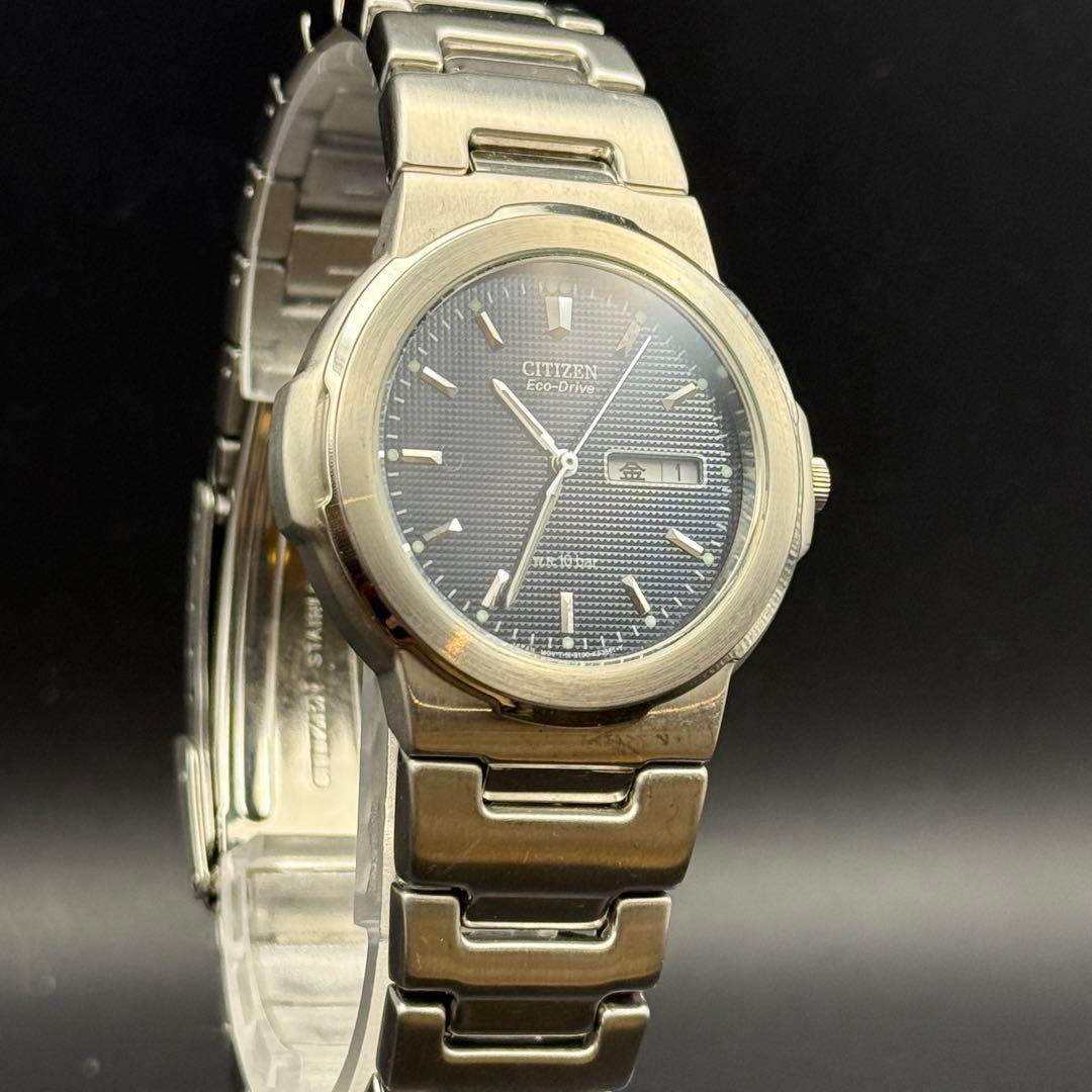 デッドストック CITIZEN Eco-Drive E100 メンズ 稼働品