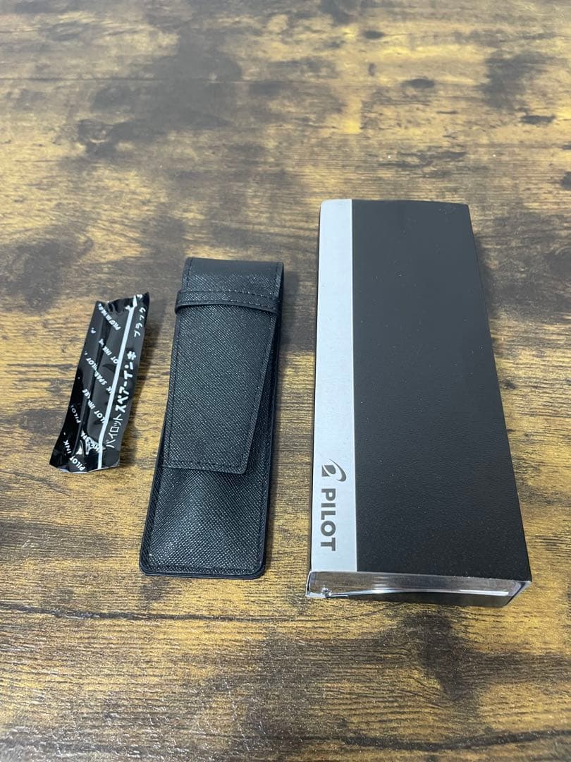 試筆のみ　1996年製　初期型　グランセ　ルビーレッド　マーブル　万年筆 細字