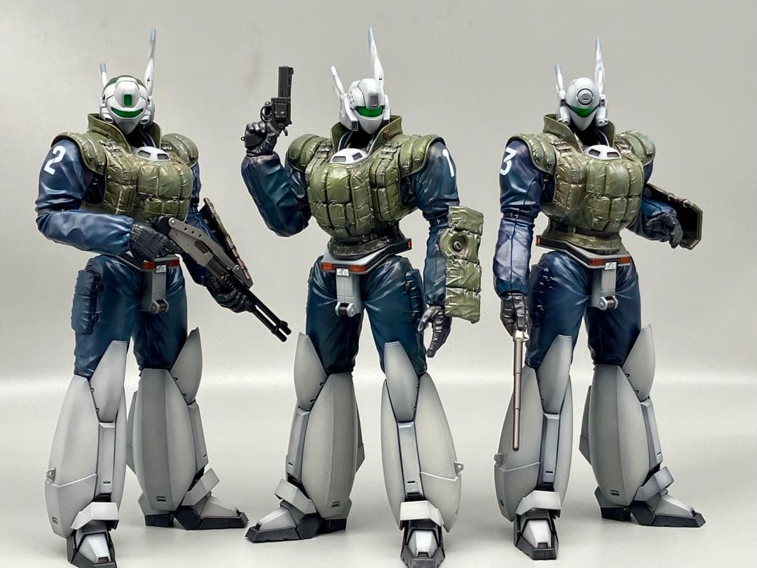 海洋堂ARTPLAパトレイバー　イングラムリアクティブアーマー 3体セット完成品
