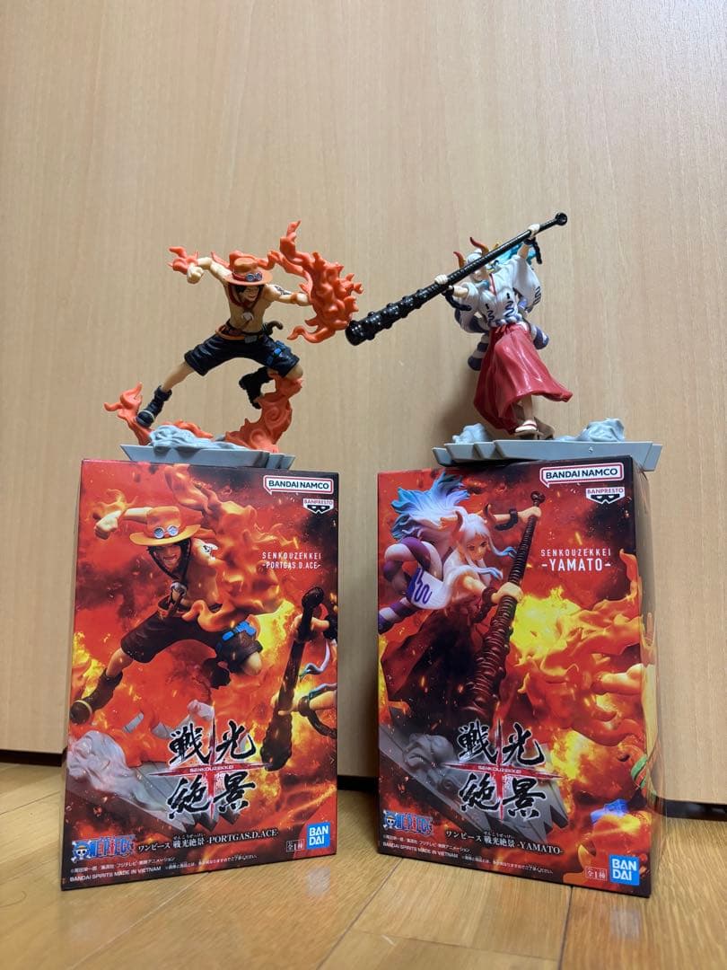 ワンピースフィギュア 戦光絶景 (PORTGAS.D.ACE ＆ YAMATO)