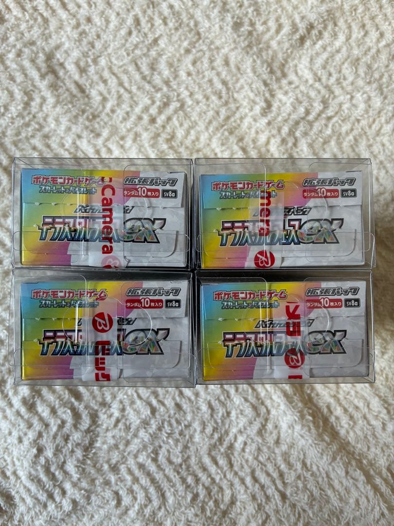 ポケモンカード テラスタルフェスex ぺりなし 4box ビックカメラ産　箱付き